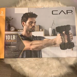 10LB Dumbbell pair of weights never used brand new!